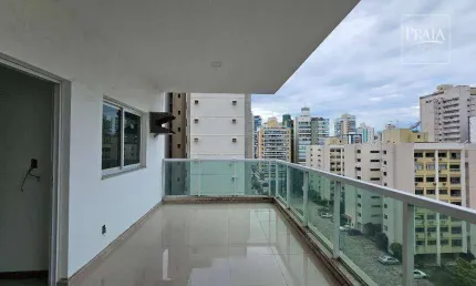 3 quartos novinho, sol da manhã, muito amplo com 120 m² na Praia da Costa. Lazer na cobertura
