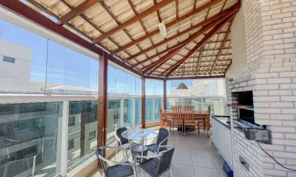 Linda Cobertura com 3 dormitórios à venda, 230 m² por R$ 2.680.000 - Praia de Itaparica