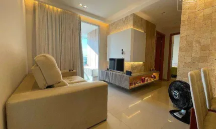 Apartamento com 3 dormitórios à venda, 73 m² por r$ 875.000,00 - praia de itaparica - vila velha/es