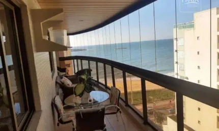Apartamento com 4 dormitórios à venda, 172 m² por r$ 2.500.000,00 - praia de itaparica - vila velha/es