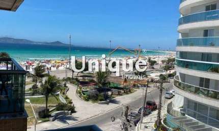 Excelente Apartamento na Praia do Forte com Varanda Vista Mar