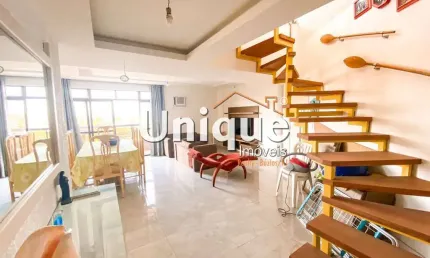 Cobertura, 166m2, Passagem - Cabo Frio, à venda por R$ 1.800.000,00