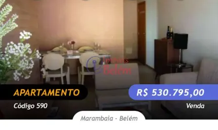 Apartamento com 2 quartos à venda na Travessa Tavares Bastos, Marambaia, Belém