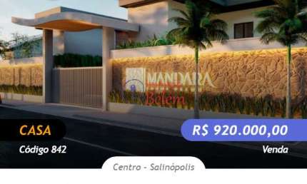 Casa com 3 quartos à venda no Centro, Salinópolis 