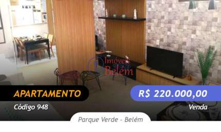 Apartamento com 2 quartos à venda na Rua Yamada, Parque Verde, Belém