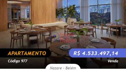 Apartamento com 4 quartos à venda na Rua João Balbi, Nazaré, Belém