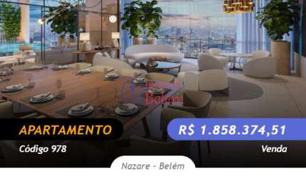 Apartamento com 4 quartos à venda na Rua João Balbi, Nazaré, Belém
