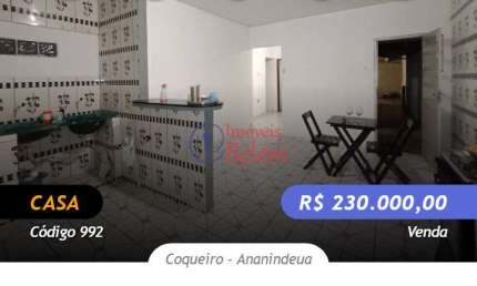 Casa com 3 quartos à venda na Travessa We-68-a (Cj Guajará I), Coqueiro, Ananindeua