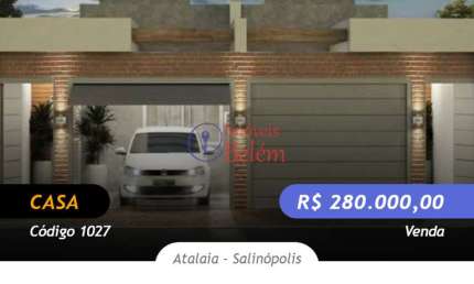 Casa com 3 quartos à venda em Atalaia, Salinópolis 