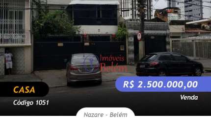Casa com 6 quartos à venda na Rua João Balbi, Nazaré, Belém