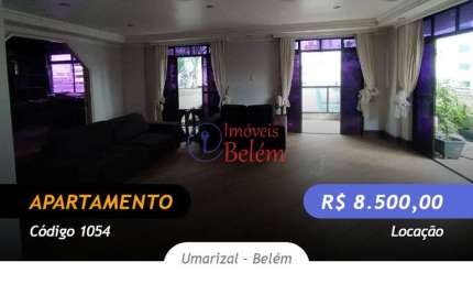 Apartamento com 4 quartos para alugar na Rua Diogo Móia, Umarizal, Belém