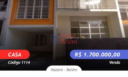 Casa com 5 quartos à venda na Avenida Alcindo Cacela, Nazaré, Belém