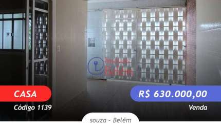 Casa com 3 quartos à venda na Passagem Professora Ana Valmont, Souza, Belém