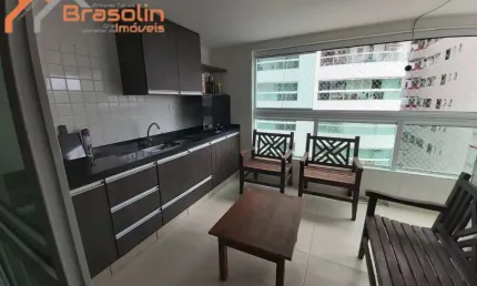 Apartamento 2 dormitórios sacada gourmet no centro de Mongaguá