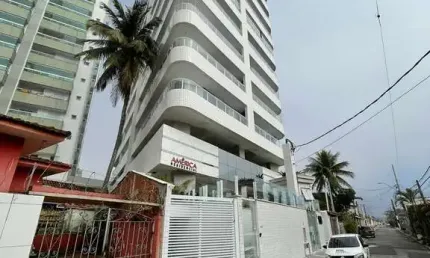 Apartamento 2 suítes mobiliado, caiçara - praia grande/sp