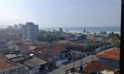 Apartamento mobiliado 2 dormitórios sendo uma Suíte - Mongaguá/ Itaoca