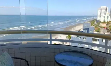 Apartamento com 1 quarto à venda na Av. Abilio Smith, Jardim Aguapeu, Mongaguá, 42 m2 por R$ 319.000