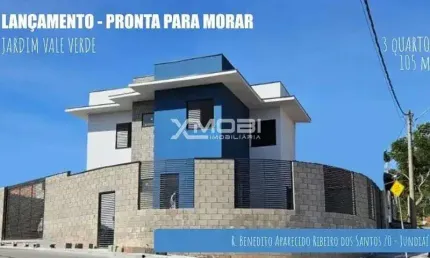 Casa com 3 quartos à venda na Rua Benedito Aparecido Ribeiro Dos Santos, 1, Jardim Vale Verde, Jundiaí