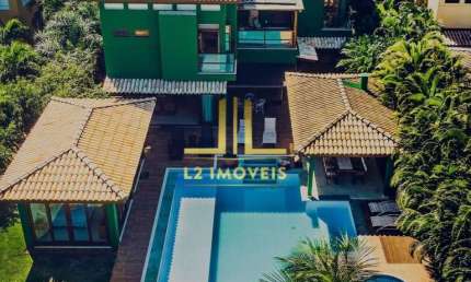CASA LUXUOSA - 4 SUÍTES - PORTEIRA FECHADA - COSTA DO SAUIPE