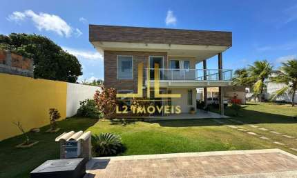 CASA LUXUOSA - 4 QUARTOS SENDO 3 SUÍTES - PORTEIRA FECHADA - BARRA DO JACUIPE