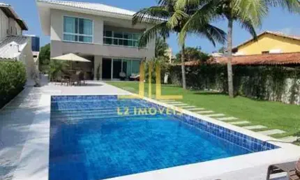 CASA LUXUOSA - 6 SUÍTES - PORTEIRA FECHADA - GUARAJUBA