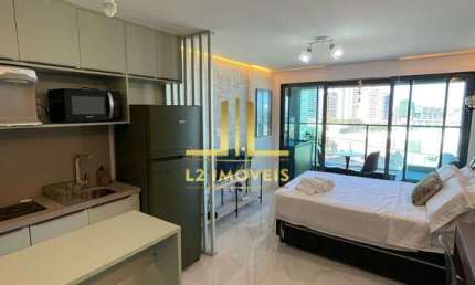 ART STUDIO - 30M² - VISTA MAR - PORTEIRA FECHADA - ARMAÇÃO