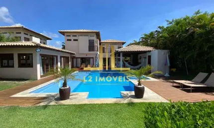 CASA LUXUOSA - 4 SUÍTES - PORTEIRA FECHADA - MATA DE SÃO JOÃO