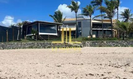 Casa Duplex 4 suítes Porteira Fechada Pé na areia em Jauá R$ 2.680.000,00