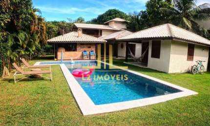 CASA ALTO PADRÃO - 5 QUARTOS SENDO 3 SUÍTES - ITACIMIRIM
