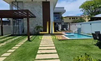 CASA NOVA - 7 SUÍTES - 422M² - COND. PARAÍSO - GUARAJUBA