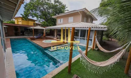 CASA LUXUOSA - 5 SUÍTES - PORTEIRA FECHADA - QUINTAS DE SAUÍPE