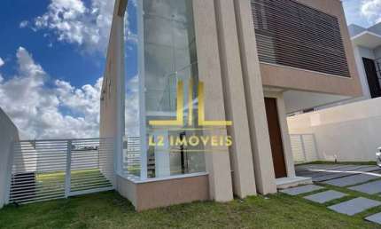 CASA - 5/4 SENDO 4 SUÍTES - 266M² - ALPHAVILLE LITORAL NORTE 2