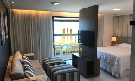 Apartamento studio - nascente vista mar - porteira fechada - federação