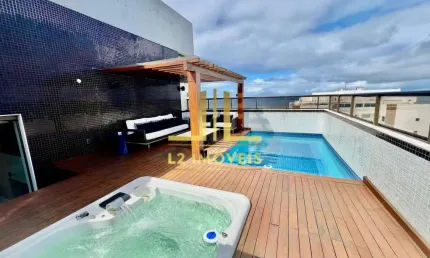 APARTAMENTO COBERTURA DUPLEX - 4 SUÍTES - PORTEIRA FECHADA -  VISTA MAR - PITUBA VILLE