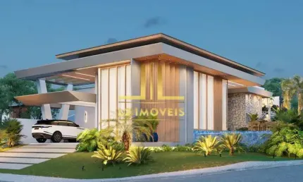 Casa luxuosa - 3 suítes - alphaville litoral norte 3