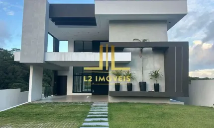 Maravilhosa casa - 4 suítes - 280m² - alphaville litoral norte 3