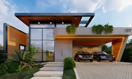 Casa linear, 286m² no alphaville, juiz de fora, mg.