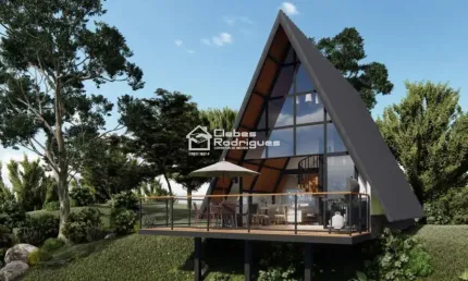 Chalé 2 quartos sendo 1 suíte a venda em 48x (em construção) , 90m² em buenos aires - guarapari - es