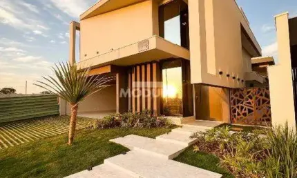 Casa de condomínio à venda, 4 quartos, 4 suítes, 4 vagas, jardim sul - uberlândia/mg