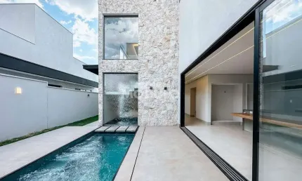 Casa de condomínio à venda, 4 quartos, 3 suítes, 5 vagas, jardim sul - uberlândia/mg