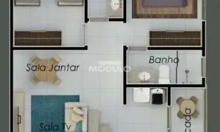 APARTAMENTO à venda, 2 quartos, 1 suíte, 1 vaga, Martins - Uberlândia/MG