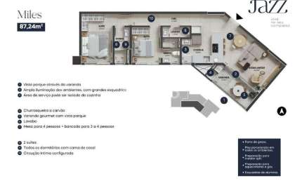APARTAMENTO à venda, 2 quartos, 2 suítes, 1 vaga, Parque Una - Uberlândia/MG