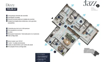APARTAMENTO à venda, 3 quartos, 3 suítes, 2 vagas, Parque Una - Uberlândia/MG