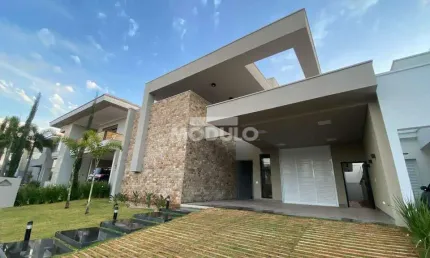 Casa em condomínio para locação, bairro Nova Uberlândia com 3 suítes