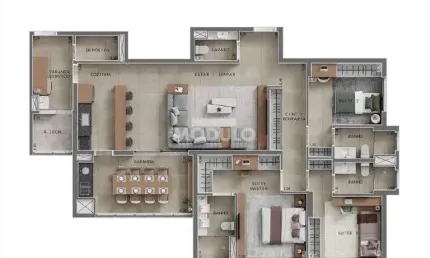 APARTAMENTO à venda, 3 quartos, 3 suítes, 2 vagas, LIDICE - Uberlândia/MG