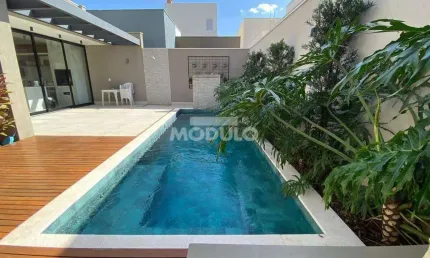 Casa de condomínio à venda, 3 quartos, 3 suítes, 4 vagas, novo mundo - uberlândia/mg