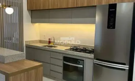 Apartamento à venda, 2 quartos, 1 suíte, 2 vagas, santa mônica - uberlândia/mg