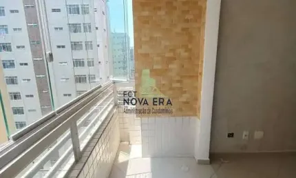 Apartamento de 2  quartos em um bairro nobre e cartão - Postal de Santos!