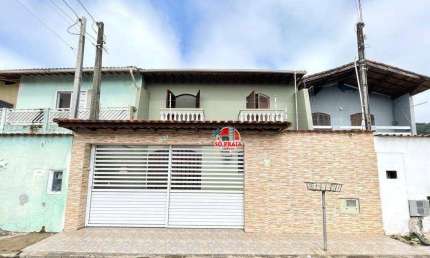 Sobrado à venda, 114 m² por R$ 424.000,00 - Vila São Paulo - Mongaguá/SP