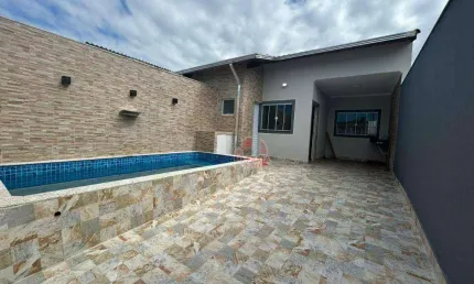 Casa com 2 dormitórios à venda, 89 m² por R$ 360.000 - Balneário Regina Maria - Mongaguá/SP